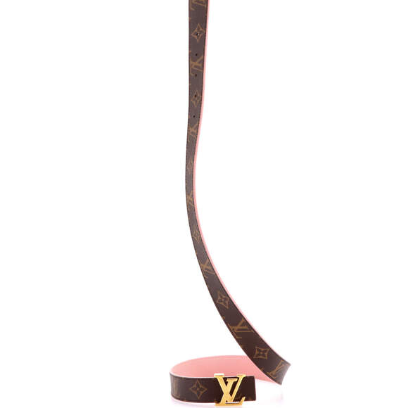 Louis Vuitton Medium LV Initiales Reversible Belt Monogram Canvas and Leather